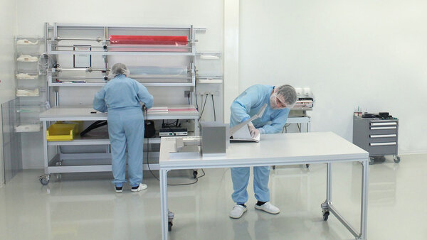Cleanroom for industrial production